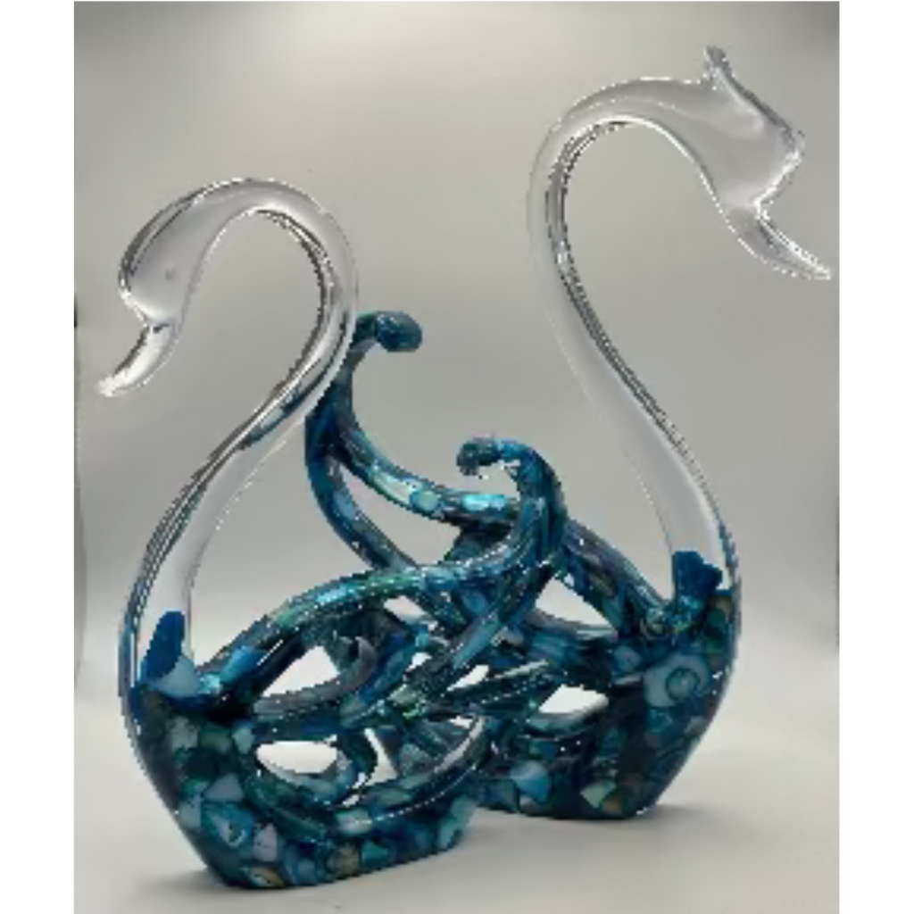 Elegant swans